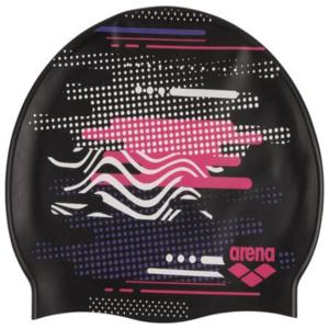 Шапочка для плавання Arena PRINT JR чорний Діт OFSM